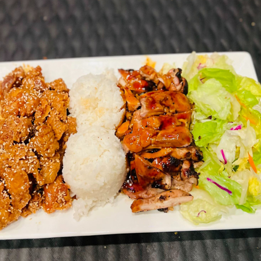 Chicken & Sesame Chicken Combo