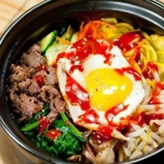 S3. Chicken Hot Stone Bibimbap / 치킨 돌솥 비빔밥