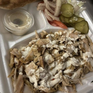 Chicken Shawarma Platter & Rice