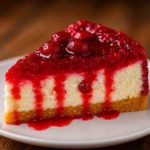 Cranberry Cheesecake (1 pc)
