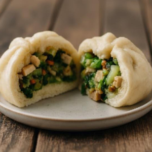 D26. Vegetable Steamed Bun (2 pcs)