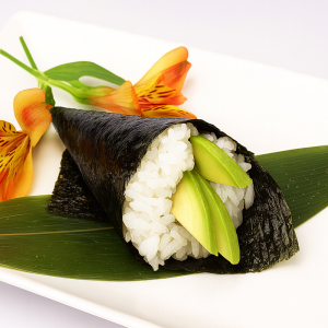 H82. Avocado Temaki Sushi