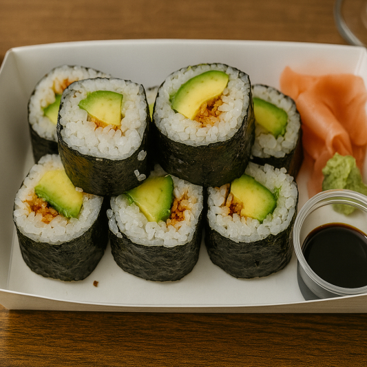H85. California Sushi Roll (8 pcs)
