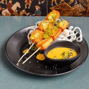 Satay Tofu Skewers (2 pcs)