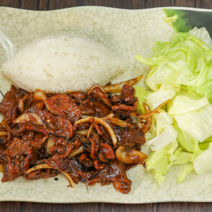 C30. Beef & Pork Teriyaki