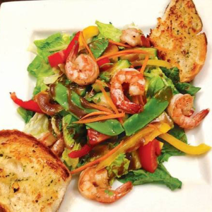Grilled Jumbo Shrimp Salad