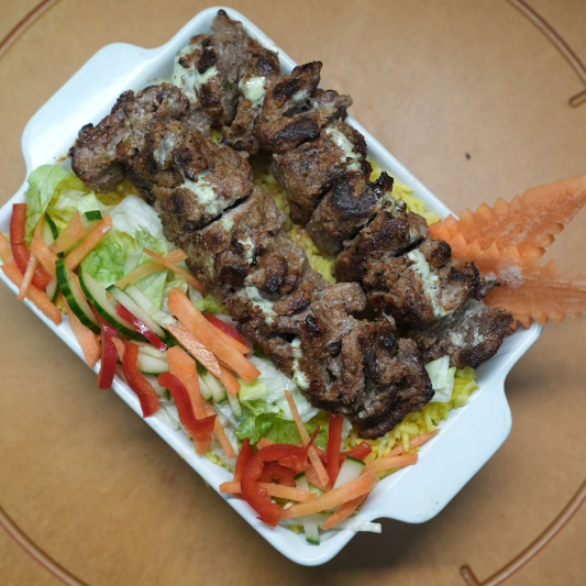 Beef Kebab & Rice