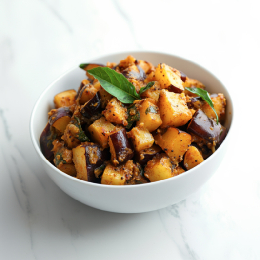 Eggplant with Potato
