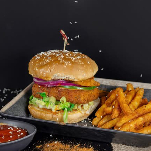 Peri Peri Paneer Burger