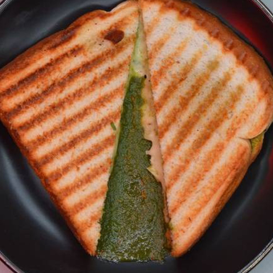 Cheese Chutney Grilled Sandwich