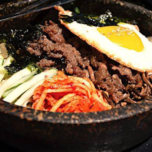 Spicy Pork Stone Bowl Bibimbap 돌솥비빔밥