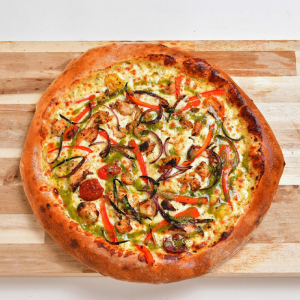 Vulnerable Fowl Pizza (Pesto Chicken)