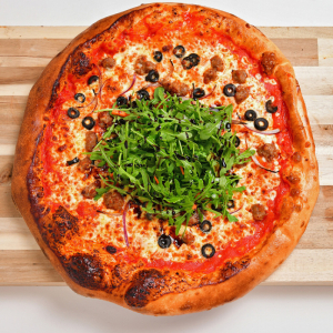 The Rebel Pizza (Porchetta & Spicy Italian Sausage)