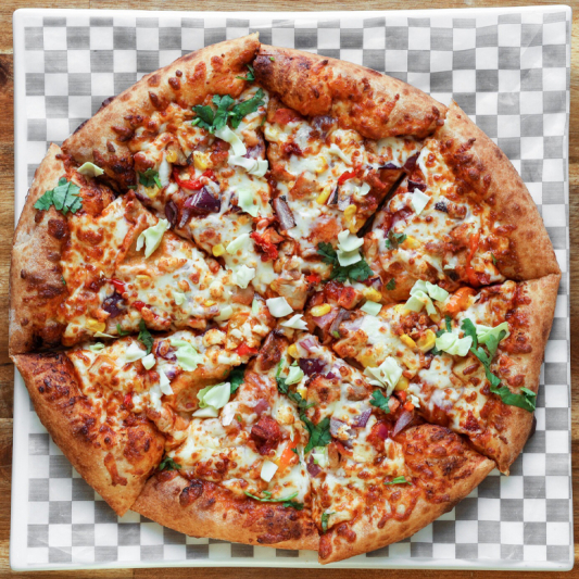 Tranquil Taco Pizza (Chipotle Chicken & Cabbage)