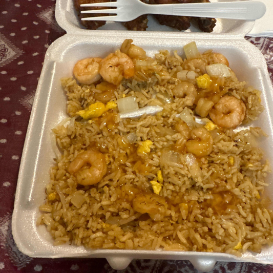 5 Piece Rice and Wings Combo