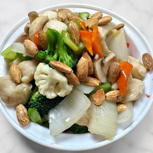 34. Chicken with Vegetables & Almonds