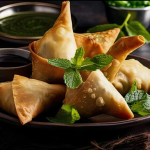 Fresh Crunchy Samosas