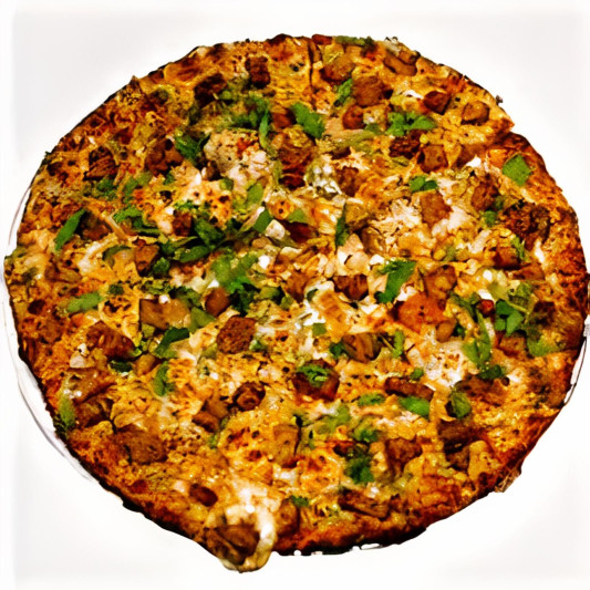 Vegetarian Chicken Pizza 