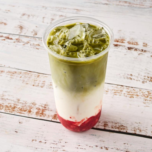 Strawberry Matcha Latte