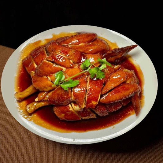 Poach Chicken in Soy Sauce 玫瑰豉油鸡