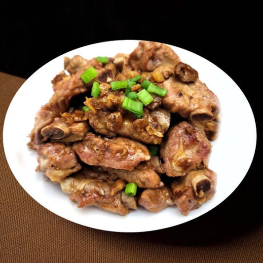 Fried Pork Ribs with Olives 榄香煎焗排骨