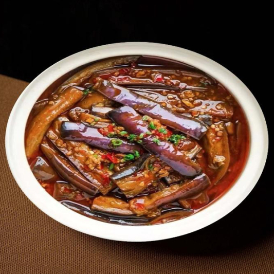 Stir-Fried Eggplant with Minced Pork 鱼香茄子煲