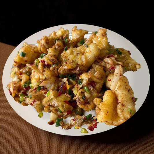 Fresh Squid with Salt and Pepper 椒盐鲜鱿