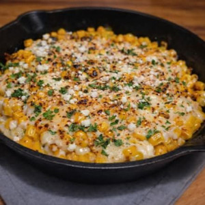 Grilled Corn with Cheese
