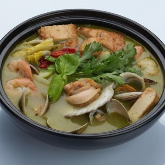 Basil Fish Cake Stew