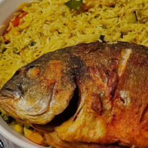 Fried Rice with Fish