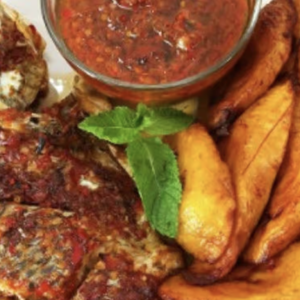 Fried Fish with Plantain