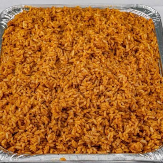 Tray of Jollof Rice