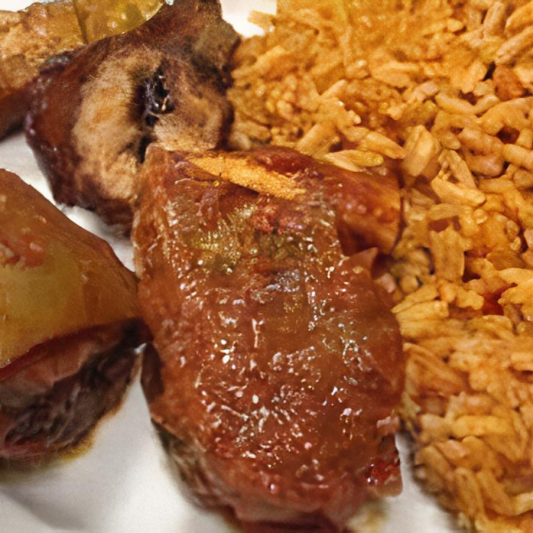 Jollof Rice with Beef