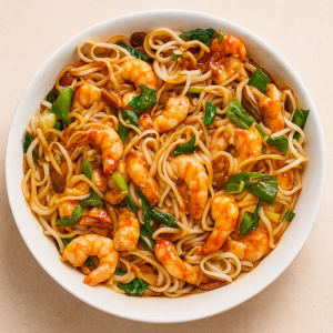 28. Nouilles aux crevettes