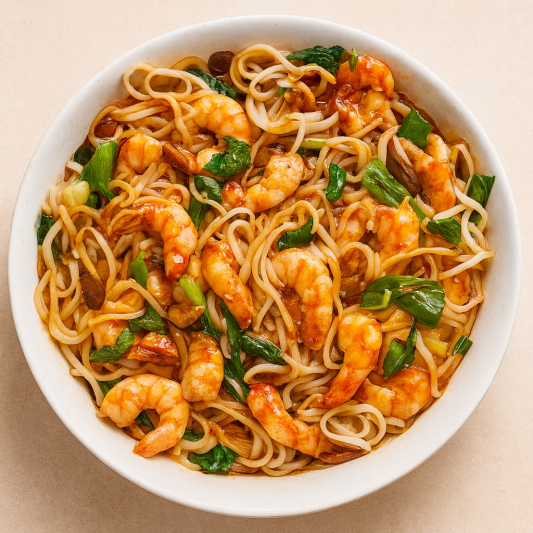 28. Nouilles aux crevettes