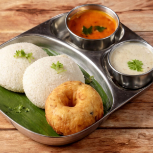 Idly and Vada Combo