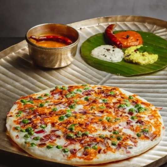 Onion & Peas Uthappam