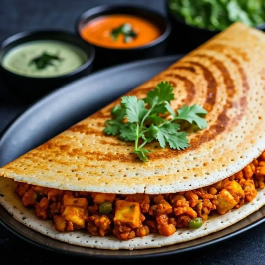 Jain Paneer Dosa