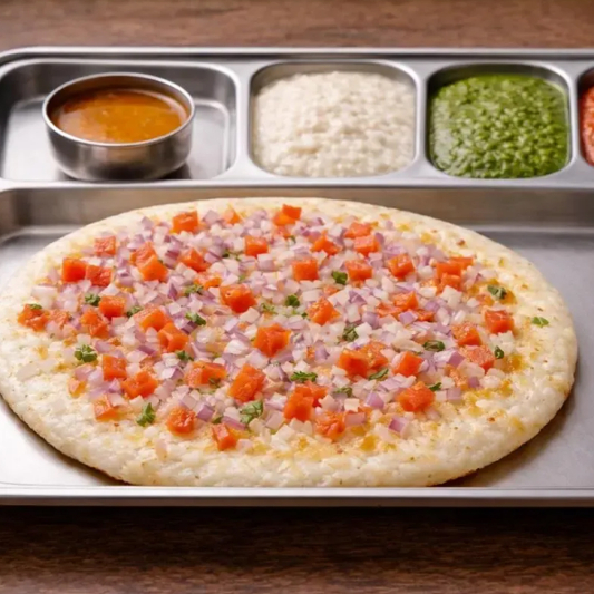 Onion Tomato Uthappam