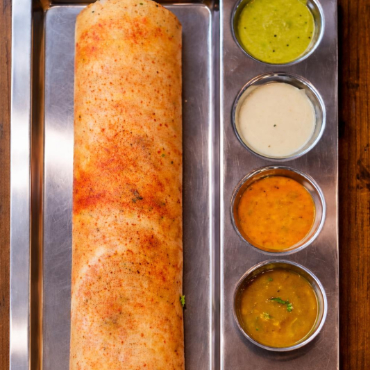 Guntur Spicy Garlic Masala Dosa