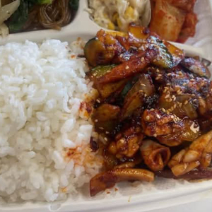 Spicy Stir-Fried Squid Plate