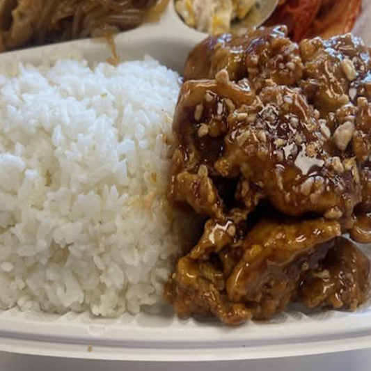 Honey Garlic Chicken (8 pcs) Plate