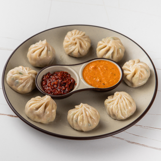 Steamed Vegetable Momos (8 pcs)