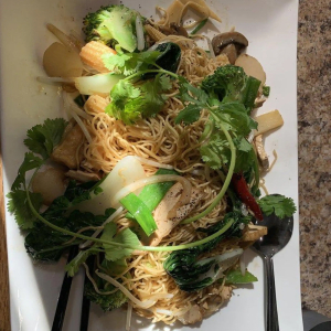 V4a. Chow Mein with Tofu & Mixed Vegetables