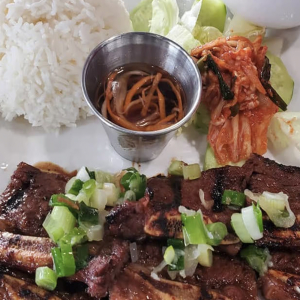 C7. Korean BBQ Short Ribs over Rice