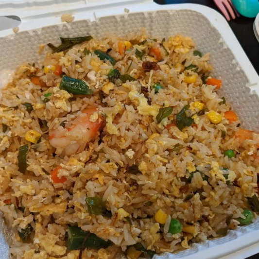 C18. Spicy Shrimp Basil Fried Rice