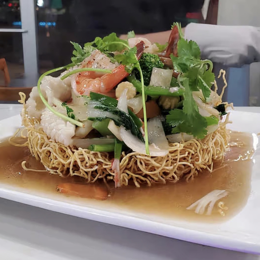 Combination Crispy Chow Mein