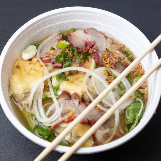 N8. Wonton Rice Noodle Soup
