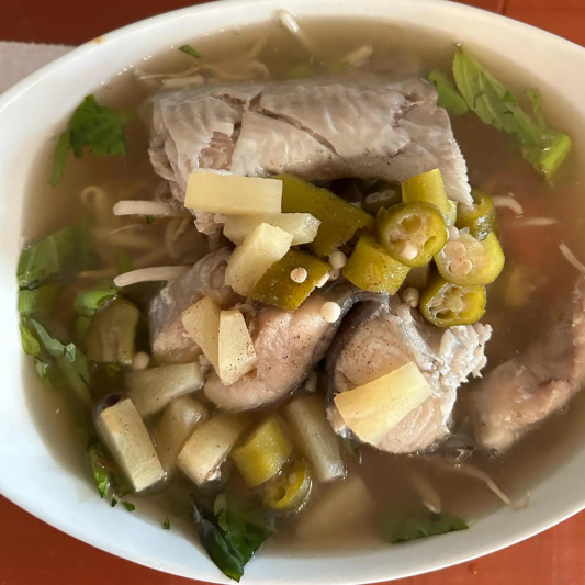 T1. Sweet & Sour Soup with Catfish