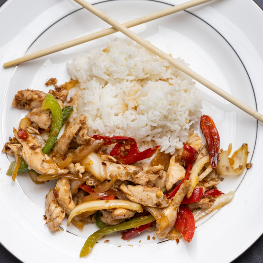 C14. Lemongrass Chicken with Rice